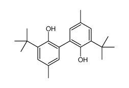 2-tert-butyl-6-(3-tert-butyl-2-hydroxy-5-methylphenyl)-4-methylphenol Structure