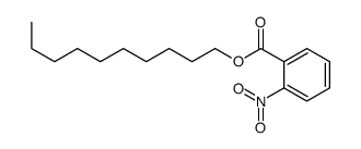 decyl 2-nitrobenzoate structure