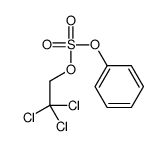 phenyl 2,2,2-trichloroethyl sulfate Structure