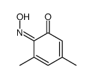 3,5-Cyclohexadiene-1,2-dione,3,5-dimethyl-,2-oxime Structure