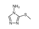 3-methylsulfanyl-[1,2,4]triazol-4-ylamine结构式
