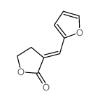 (3E)-3-(2-furylmethylidene)oxolan-2-one Structure