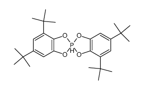 4,6,4',6'-tetra-tert-butyl-2λ5-[2,2']spirobi(benzo[1,3,2]dioxaphosphole) Structure