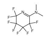 dimethyl-(octafluoro-3,4,5,6-tetrahydro-pyridin-2-yl)-amine结构式