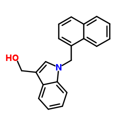 (1-NAPHTHALEN-1-YLMETHYL-1H-INDOL-3-YL)-METHANOL结构式