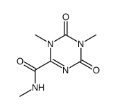 1,5-dimethyl-4,6-dioxo-1,4,5,6-tetrahydro-[1,3,5]triazine-2-carboxylic acid methylamide Structure