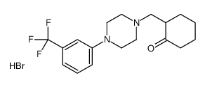 2-[[4-[3-(trifluoromethyl)phenyl]piperazin-1-yl]methyl]cyclohexan-1-one,hydrobromide结构式