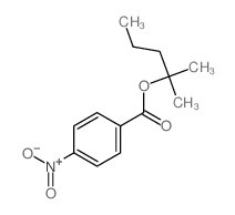 2-methylpentan-2-yl 4-nitrobenzoate结构式