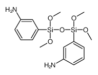 3-[[(3-aminophenyl)-dimethoxysilyl]oxy-dimethoxysilyl]aniline Structure