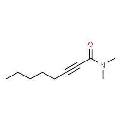 2-Octynamide,N,N-dimethyl-(9CI) Structure