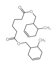 BIS((6-METHYL-3-CYCLOHEXEN-1-YL)-METHYL)ESTER HEXANEDIOIC ACID Structure