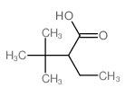 Butanoic acid,2-ethyl-3,3-dimethyl- Structure