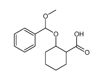 2-[methoxy(phenyl)methoxy]cyclohexane-1-carboxylic acid Structure