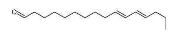 (10Z,12E)-10,12-Hexadecadienal Structure