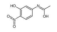 N-(3-hydroxy-4-nitrophenyl)acetamide结构式
