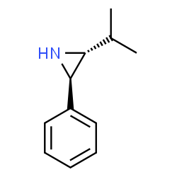 Aziridine, 2-(1-methylethyl)-3-phenyl-, trans- (9CI) Structure