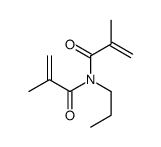 2-methyl-N-(2-methylprop-2-enoyl)-N-propylprop-2-enamide结构式