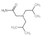 2-(bis(2-methylpropyl)amino)acetamide结构式