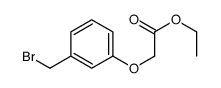 ethyl 3-bromomethylphenoxyacetate结构式