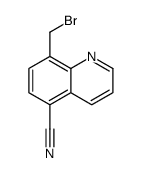 8-(bromomethyl)quinoline-5-carbonitrile Structure