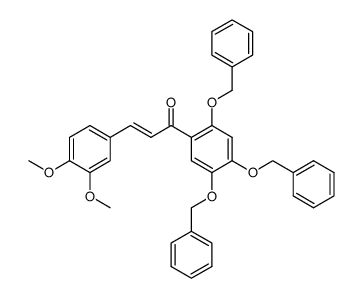 2',4',5'-tribenzyloxy-3,4-dimethoxychalkone结构式