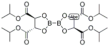 BIS(DIISOPROPYL-D-TARTRATEGLYCOLATO)DIBORON structure