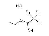 ethyl acetimidate-2,2,2-d3hydrochloride Structure