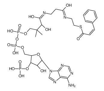 (E)-cinnamoyl-CoA结构式