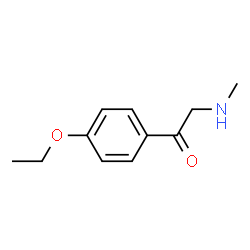 Ethanone, 1-(4-ethoxyphenyl)-2-(methylamino)- (9CI) Structure