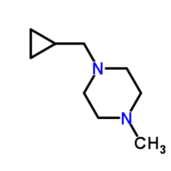 Piperazine, 1-(cyclopropylmethyl)-4-methyl- (9CI)结构式