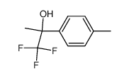 1-(4-methylphenyl)-1-(trifluoromethyl)ethanol结构式