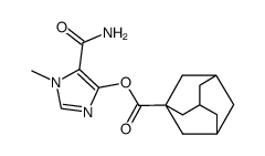 5-carbamoyl-1-methyl-1H-imidazol-4-yl 1-adamantanecarboxylate Structure