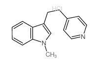 4-(1-METHYL-3-INDOLYLETHYL)PYRIDINE HYDROCHLORIDE Structure