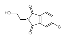 5-chloro-2-(2-hydroxyethyl)isoindole-1,3-dione Structure