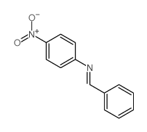 N-(4-nitrophenyl)-1-phenyl-methanimine Structure