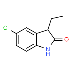 3-ethyl-5-chloro-indolin-2-one结构式