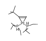 (3,3-dimethyl-1-butene)bis(triethylphosphine)platinum(0) Structure