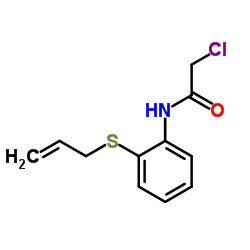 N-[2-(allylthio)phenyl]-2-chloroacetamide结构式