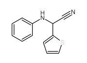 PHENYLAMINO-THIOPHEN-2-YL-ACETONITRILE结构式