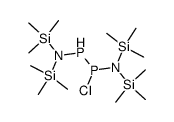 (S,R/R,S)-1-chloro-1,2-bis[bis(trimethylsilyl)amino]diphosphane结构式