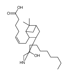 (E)-7-[3-(2-hydroxydecylamino)-6,6-dimethyl-4-bicyclo[3.1.1]heptanyl]hept-5-enoic acid Structure