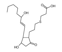 4-thiaprostaglandin E1 Structure