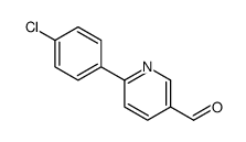 6-(4-CHLOROPHENYL)NICOTINALDEHYDE structure