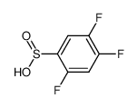 2,4,5-trifluorobenzenesulfinic acid Structure