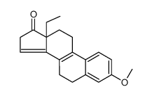 ()-13-ethyl-3-methoxygona-1,3,5(10),8,14-pentaen-17-one结构式