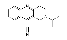 Benzo[b][1,6]naphthyridine-10-carbonitrile,1,2,3,4-tetrahydro-2-(1-methylethyl)- Structure