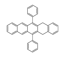 6,13-diphenyl-5,14-dihydropentacene Structure