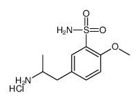 3-(4'-METHOXY-3'-SULFONAMIDOPHENYL)-2-PROPYLAMINE, HYDROCHLORIDE结构式