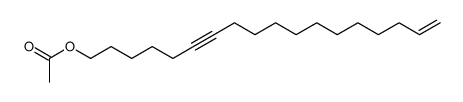 octadec-17-en-6-yn-1-yl acetate结构式