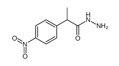 Benzeneacetic acid, α-methyl-4-nitro-, hydrazide结构式